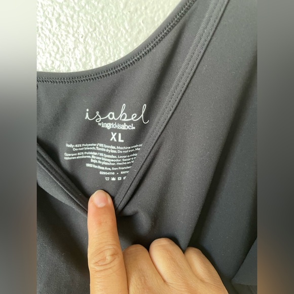 Sleeveless Unitard Maternity Jumpsuit - Isabel Maternity by Ingrid & Isabel - Picture 3 of 5